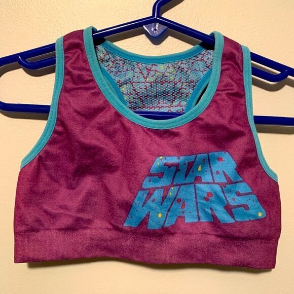Girl’s Reversible Star Wars Sports Bra - Picture 1 of 5